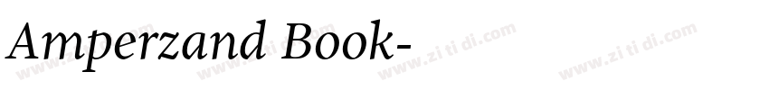 Amperzand Book字体转换 Amperzand Book字体转换